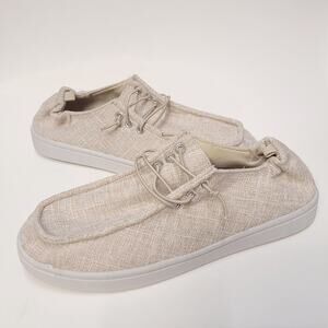 Sole Mates Canvas Shoes Size 10 Canvas Tan Beige Womens Shoe Used​